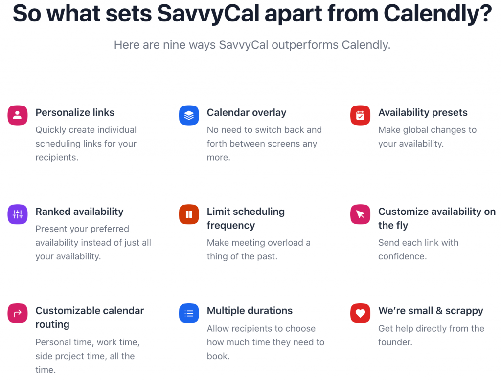 Savvycal scheduling tool review