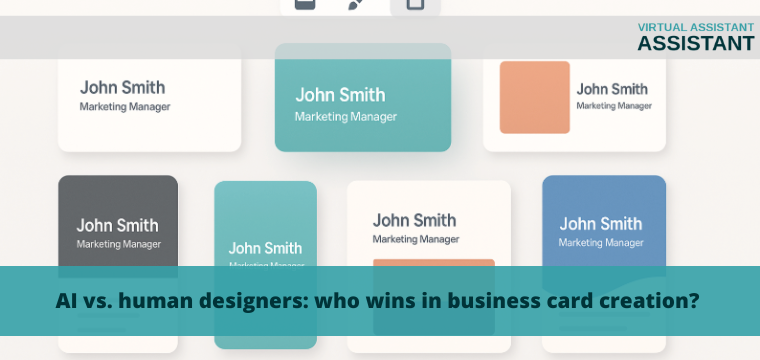 AI vs. human designers: who wins in business card creation?