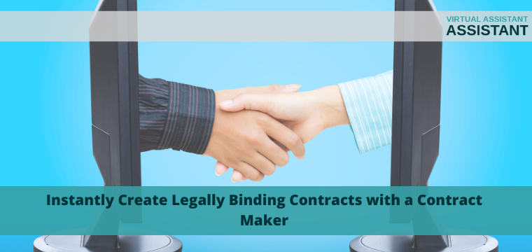 Instantly Create Legally Binding Contracts with a Contract Maker
